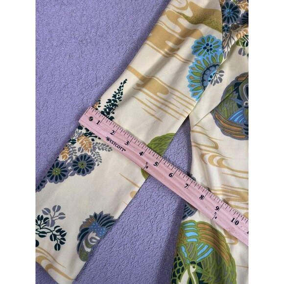 Vintage S-M Alice Of California Long Sleeve Yellow Floral Maxi Hippie‎ Dress 60s - Picture 13 of 14